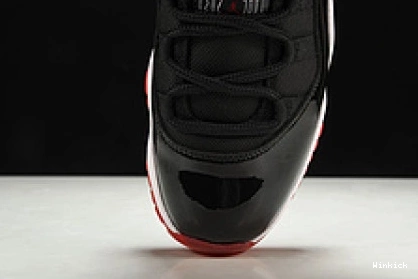 BLACK 528895-012 MENS AIR RED 11 RETRO JORDAN  LOW "BRED" 1111